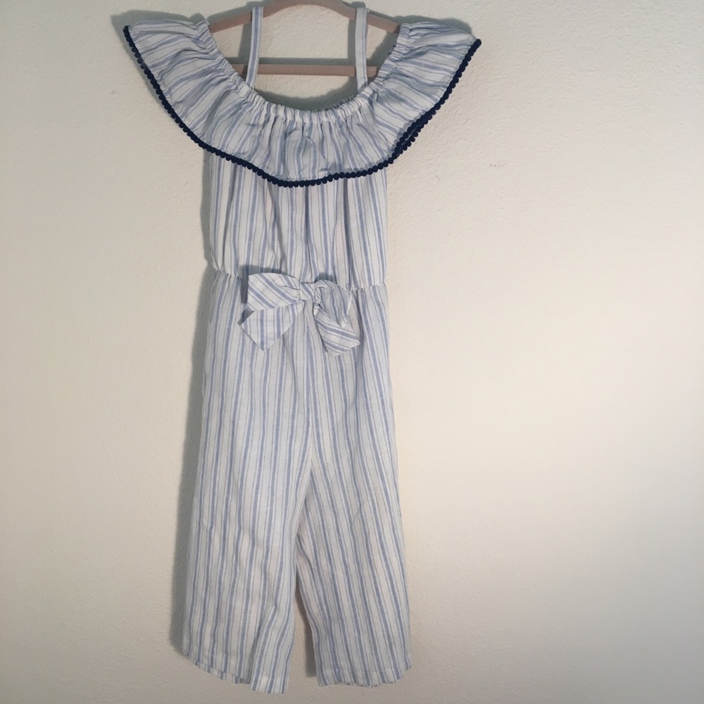 Pippa & Julie Off the Shoulder Girl’s Jumpsuit